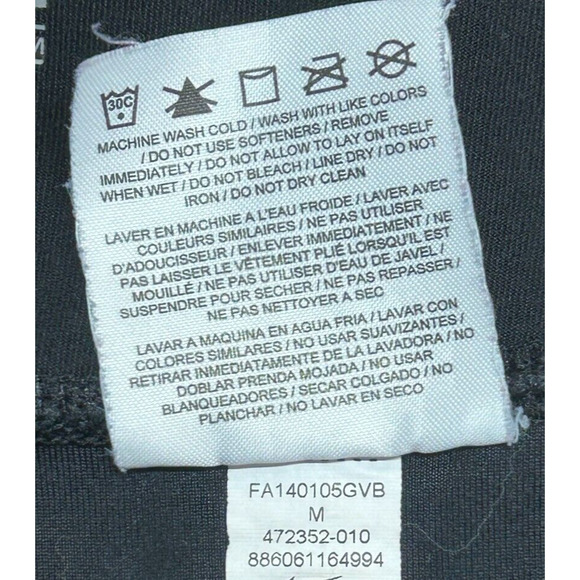 Nike Pants Womens Medium Black Dri Fit Measures 30X18 Capri Yoga Leggings - Picture 5 of 7